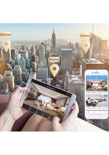 Jeemson Siyah Mini Kablosuz Wifi Kamera - 1080p Hd Geceli Görüş Dışarıdaki Kayıt İçin - Hafıza Kartı Ve Şarj Aleti Yok