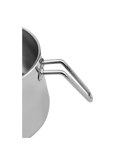 Nehir Çelik Çaydanlık Takımı Seti Alya Maxi Gümüş