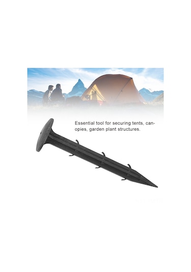 Ximistore9 50 Adet 11cm Pp Malzeme Bahçe Çivi, Güneş Şeridi Ve Çadır Sabitleme İçin Dayanıklı Plastik Toprak Çivileri