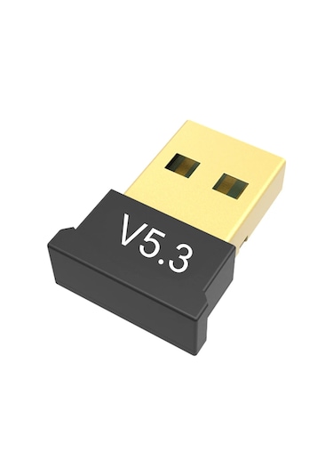 Usb Bluetooth Uyumlu 5.3 Adaptör Desteği Windows 11/10/8.1 Bt Kablosuz Av V5.3 1pc