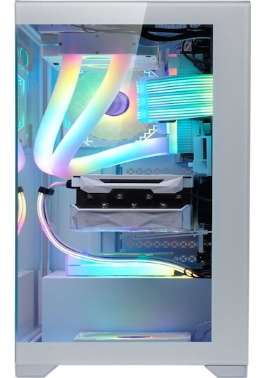 Xaser MG235 4 x RGB Fan USB 3.0 ATX  Oyuncu Bilgisayar Kasası Beyaz