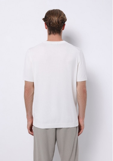 Colins Regular Fit Erkek Beyaz Kazak Cl1076168 Q1.v1 Ofw Beyaz