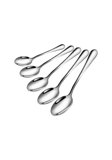 Mufunye 410 Çelik Malzeme 5 Numara Uçlu Kaşık - Bal, Kahve Karıştırma Ve Tatlı Servisi İçin Pratik Ev Gereci Diğer