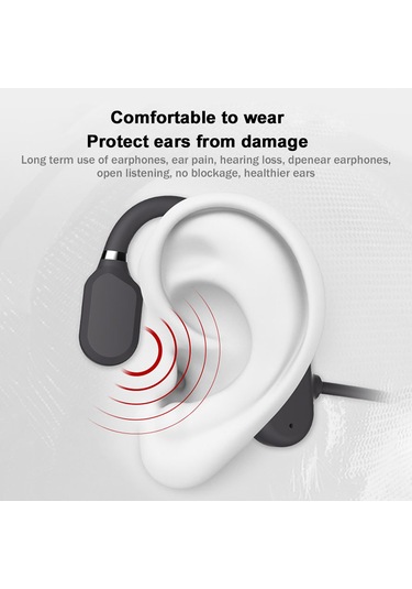 Singree "kablosuz Spor Kulaklığı - Bt5.0, Su Geçirmez, 5 Saat Şarj, Açık Kulak Tasarımı"