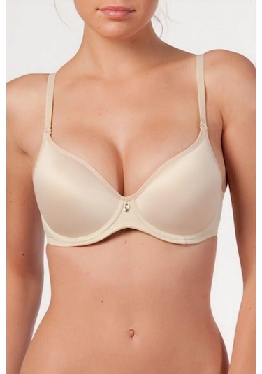 Desteksiz Mikro Balenli Sütyen Ten 9045-ten Ten