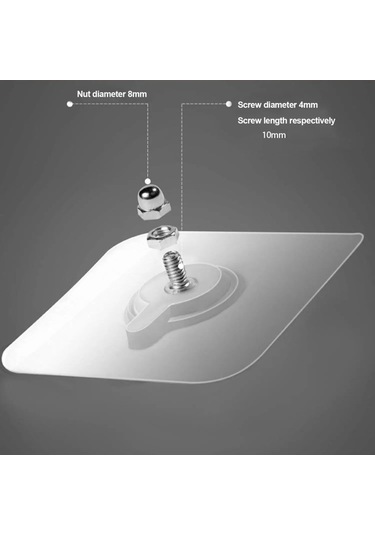 10 Adet Çivi Duvar Kancası Vida İz Bırakmayan Çıkartmalar Delme Gerektirmeyen Yapıştırıcı Duvar Askıları Mutfak Banyo Vida Kancası Askı Beyaz