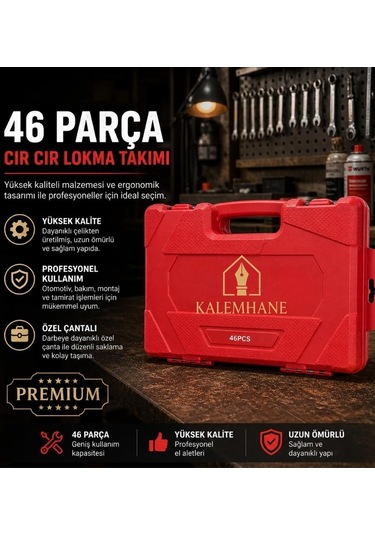 Kalemhane 46 Parça Yüksek Kalite Lokma Takımı