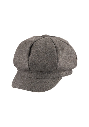 Suyutti K25430-01-006 Kadın Bermuda Kumaş Kasket Gri