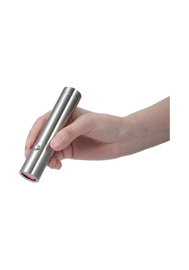 Moveevo Elde Taşınabilir Led Işık Terapi Cihazı Kırmızı Işık 630nm 660nm 850nm Yakın Kızılötesi Işık Terapi Cihazı Gümüş