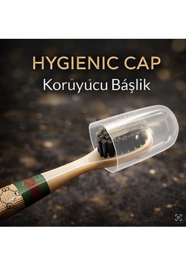 Gucci Tarzı Lüks Tasarım Diş Fırçası Soft Kıl Premium Desenli