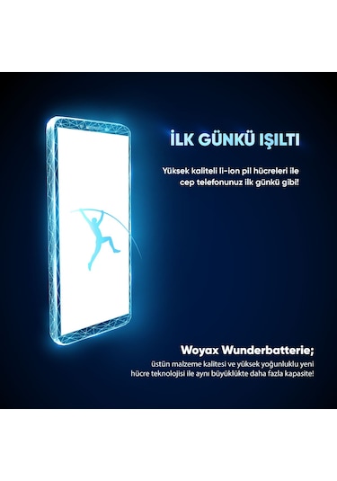 Woyax By Deji Samsung Galaxy M51 Uyumlu Batarya