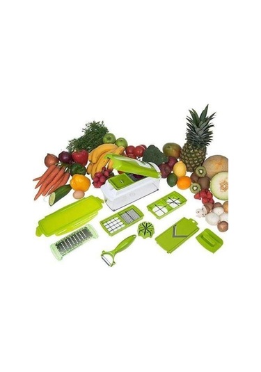 Toptanfoni Çok Fonksiyonlu Sebze Doğrayıcı Dicer Dilimleyici Rende Kesici Çok Fonksiyonlu Gıda Parçala Kırmızı