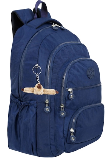 Mor Lüx Krinkıl Kumaş Lise Ve Ortaokul Sırt Çantası, Krinkıl Okul