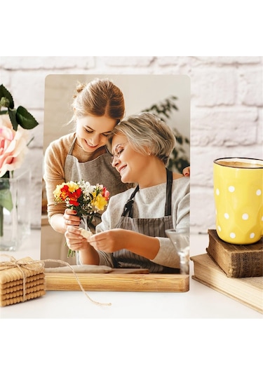 Paket Sublimasyon Fotoğraf Çerçeveleri Boşlukları 5 X 7 İnç Ahşap Tabanlı