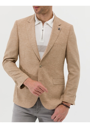 Pierre Cardin Erkek Camel Ceket 50264619-vr015 CAMEL Pierre Cardin Erkek Camel Ceket 50264619-vr015 CAMEL