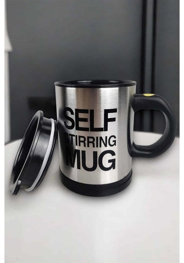Northcity Self Stirring Mug - Kendi Kendini Karıştıran Paslanmaz Çelik Kupa