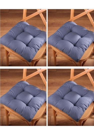 Altınpamuk Altınpamuk 4'Lü Lüx Pofidik Petrol Sandalye Minderi Özel Dikişli