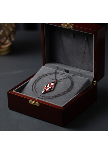 Flame Enamel Bakır Takı Seti Çok Renkli