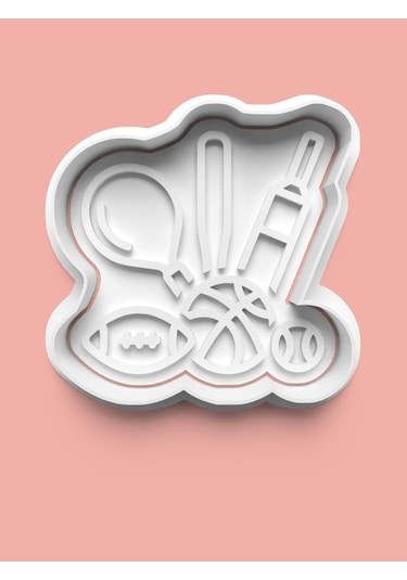 Spor Temalı Kurabiye Kalıbı Ve Şeker Hamuru Kalıbı Diğer