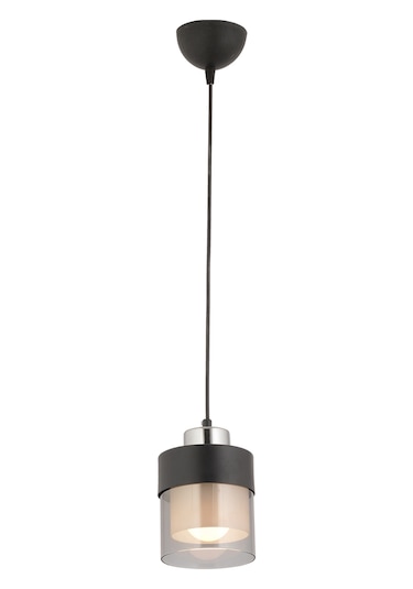 Boris Tekli Siyah-Krom Modern Sarkıt Mutfak Salon Sarkıt Avize