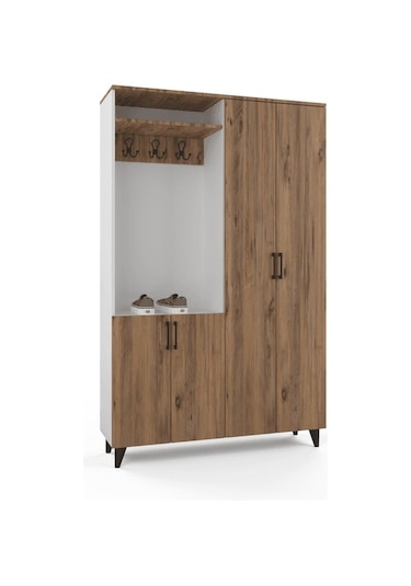 Venge Portmanto - Atlas Çam - Beyaz