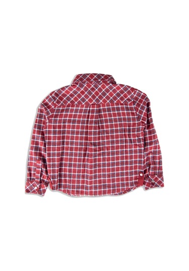 Kırmızı Ekose Erkek Çocuk Gömlek 001