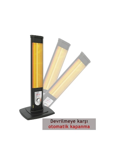 Mirkraft Mate 2500 W Kule Tipi Infrared Isıtıcı