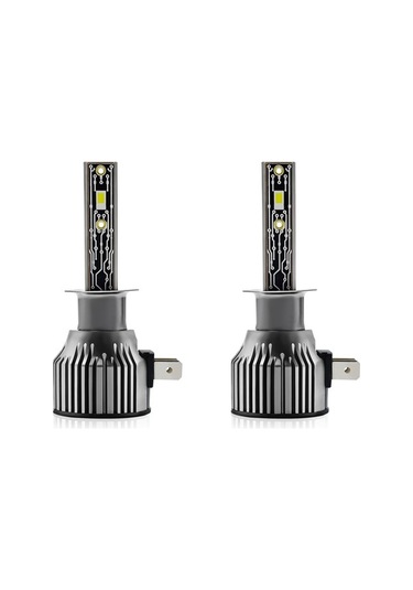 Pazly H1 Ip68 Su Geçirmez Araba Led Far Ampulü Gri, Dayanıklı Ve Parlak