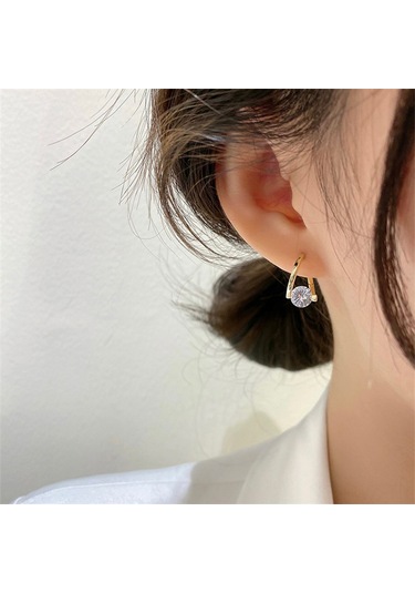 Wezone Eşsiz Geometrik Tasarım Küçük Boy Küpeler - Zeki Kadınlar İçin Şık, Dayanıklı Ve Her Zaman Uygun Aksesuarlar Diğer