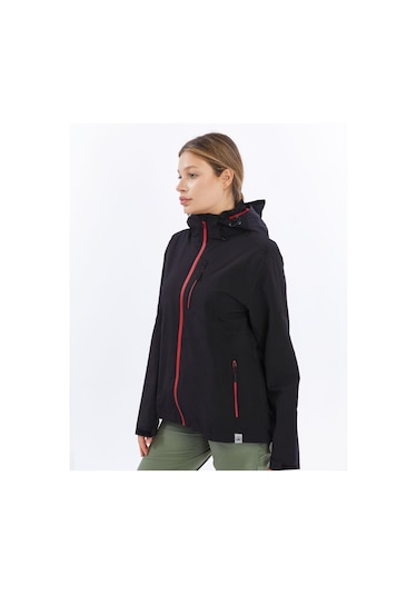 Mapamyumco Windbreaker Kadın Ceket-siyah Siyah