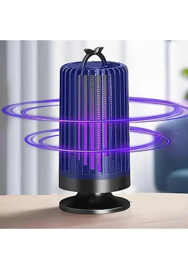 Boatshop1 Mavi Mosquito Killer Lamba Ev Ofis Okul Restoran Yatak Odası Için Sessiz Işiksız Sinek Kovucu