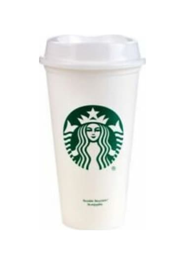 Starbucks Yeniden Kullanılabilir Seyahat Kupası 473ml Beyaz