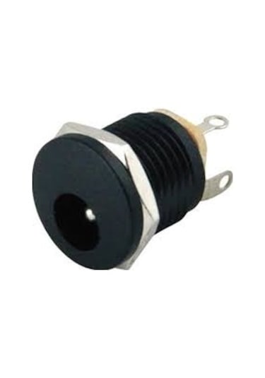Be-257 Adaptör Dc Fişi Yuvarlak Somunlu Şase Erkek 2.1Mm