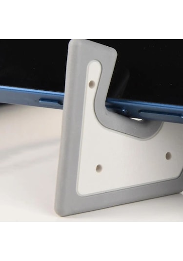 Shineyee Anahtarlık Telefon Tutucu Standı Evrensel Masa Telefon Tutucusu Yivli Katlanabilir Cep Telefonu Standı Telefon Desteği Ayaklı