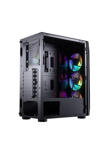 Cougar 650w 80+ Mx410 Mesh-g Cgr-5vm6b-mesh-g-rgb Gamıng Mıd-tower Pc Kasası