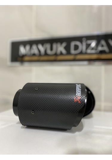 Akrapovic Karbon Egzoz Ucu 90mm Tek --mayukdizayn--