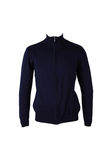 Trender Lacivert Erkek Hırka Fermuarlı Lacivert