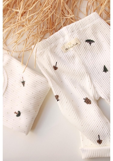 Tree Bebek Alt Üst Takım Krem