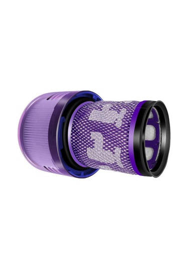 Geeroyoo  V12 Elektrikli Süpürge İçin Yüksek Verimli Hepa Filtre - Uyumlu, Temizlenebilir, 2 Adet Mor Plastik Filtre Aksesuarı