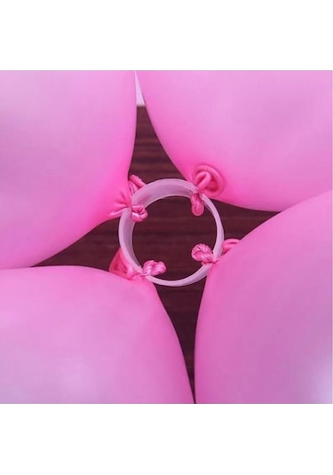 Balon Halkası 50'li Kika Parti Malzemeleri Çok Renkli