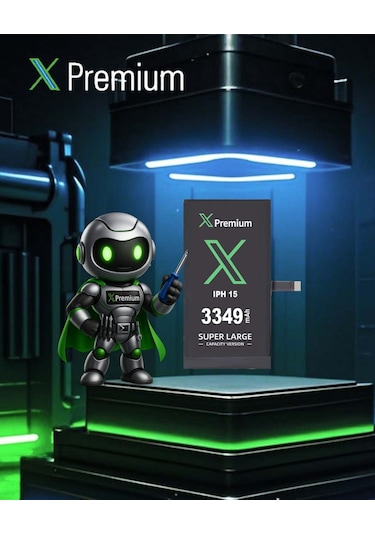 Xpremium Apple Uyumlu iPhone  15 Batarya 3349 Mah Süper Yüksek Kapasiteli Güçlendirilmiş Pil