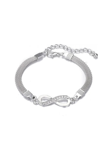 Gogoey Kk3556 Kristal Sonsuzluk Elmas Bileklik Çok Renkli