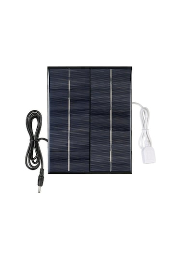 Dancemonkey Taşınabilir 3.5w Güneş Paneli - Usb & 18650 Pil Şarjı