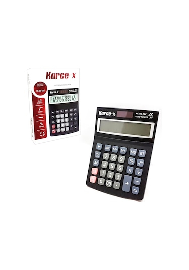 Karce-X KC-DZ-12Z Elektronik 12 Hesap Makinesi