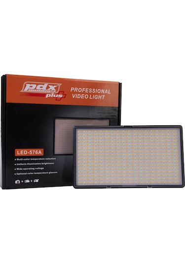 PDX 576 Led Video Kamera Ledli Işık