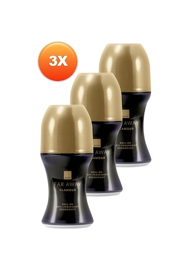 Avon Far Away Glamour Kadın Roll-On 3 x 50 ML
