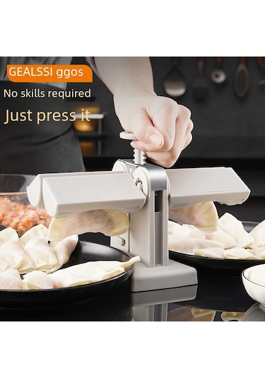 Hombey Evde Hamur İşlemleri İçin Çift Uçlu Otomatik Manti/halka Hamur Kalıbı - Pratik Mutfak Aleti Pp Malzeme Diğer