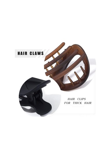 Dofolink Klasik Stilde İki Adet Arka Saç Kapağı, Basit Ve Zarif Görünümü Yükseltir, Kaliteli Saç Tutucu Çok Renkli