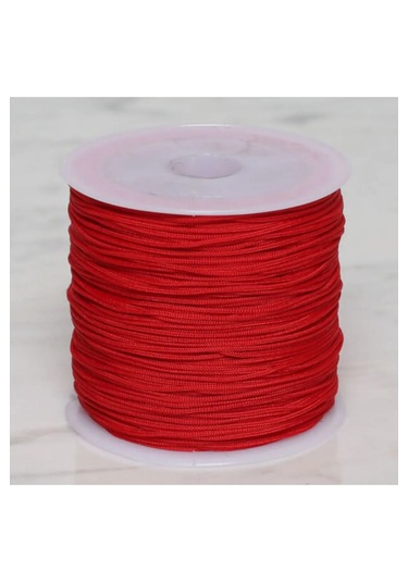 Paraşüt İp Kırmızı Renk 10 Metre