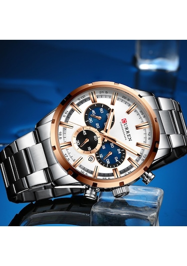 Curren 8355 Lüks Klasik İş Kuvars Erkek Saat 3atm Su Geçirmez Büyük Kasa Büyük Kadran Işıldayan Kol Saati Takvim Dakika Saniye Kronograf 24 Saat Üç Alt Kadranlı Kol Saati Alaşım Kayış Bantlı Çok Renkl Beyaz - Siyah Curren 8355 Lüks Klasik İş Kuvars Erkek Saat 3atm Su Geçirmez Büyük Kasa Büyük Kadran Işıldayan Kol Saati Takvim Dakika Saniye Kronograf 24 Saat Üç Alt Kadranlı Kol Saati Alaşım Kayış Bantlı Çok Renkl Beyaz - Siyah